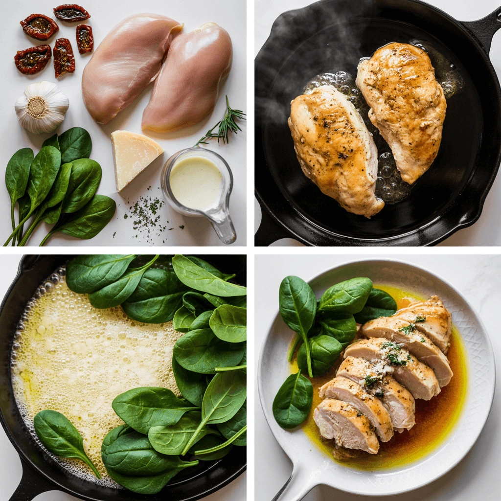Creamy Tuscan Keto Chicken Recipe with Parmesan Sauce