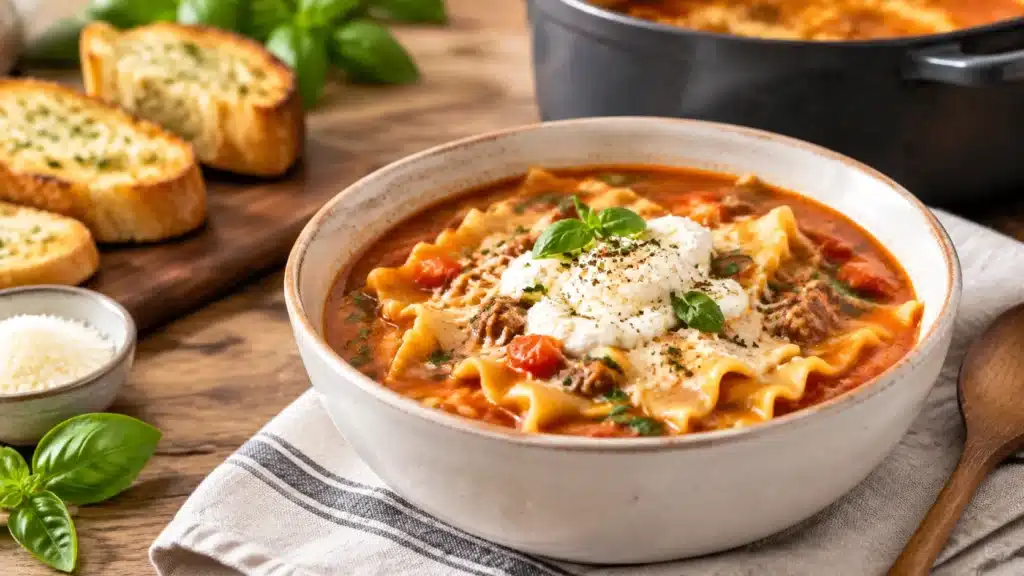 Easy One-Pot Lasagna Soup (Weeknight Favorite)